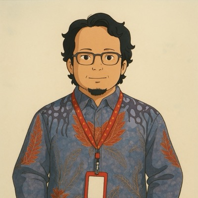 Illustrated portrait of Hafiz Hanif